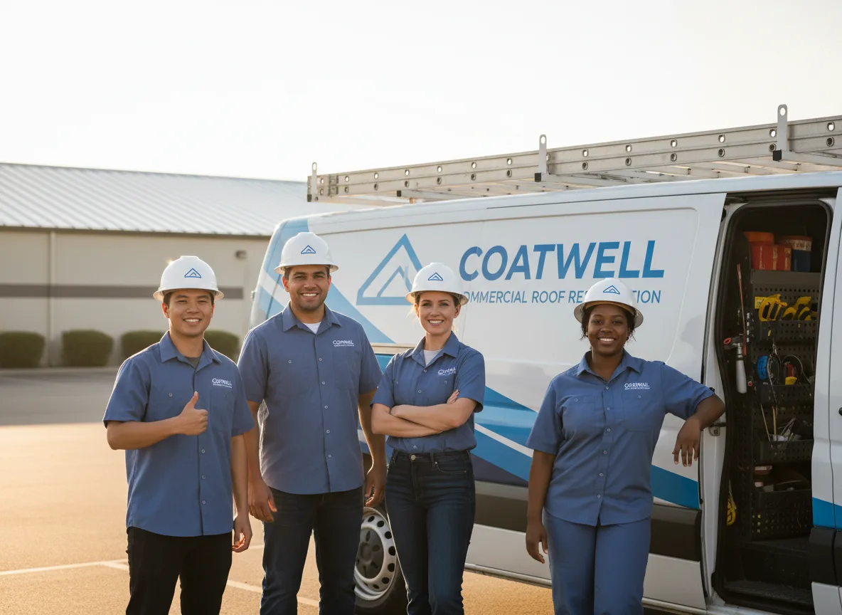 Commercial roof coating company in Bentley, MI